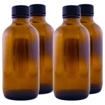 4 Oz Amber Glass Bottle W/ Cone-sealing Cap Multi-packs With Free Shipping!. Fixed Price $35.99.
