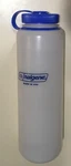 Nalgene Ultralite Wide Mouth Round Loop Top Water Bottle - 48 Oz. Clear/blue. Fixed Price $14.99.