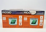 Lot Of 2 Ridgid Hepa Media Filter VF3600. Fixed Price $40.00.