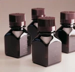 Thermo Scientific 322021-0125 Nalgene Square Amber Petg Media Bottles W/ Closure. Fixed Price $249.00.
