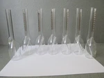 Lot Of 7 Kimble Chase Kimax Babcock Bottles 50% Skim Milk Test ***used. Fixed Price $70.00.