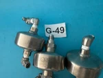 Lot Of 3 Millipore Stainless Steel Inline Filter Housings C6MM8228. Fixed Price $180.00.