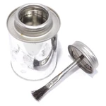 Vestil 8OZ Tin Bottle With Brush Lid BTL-MTB-8 (rusty) (multiple Quantities). Fixed Price $8.99.