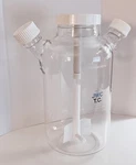 Wheaton 356887 Celstir Double Sidearm Spinner Flask 3000ML With Impeller Dimpled. Fixed Price $191.25.