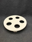 Coorstek 137MM Od Porcelain Crucible Desiccator Plate 5 Holes 28MM Id 60446. Fixed Price $28.99.