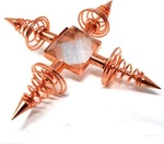 Copper Spritual Energy Generator With Quartz Pyramid And Conductive Coils For Bo. Fixed Price $46.93.
