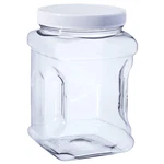 Hudson Exchange 1/2 Gallon Plastic Grip Jar With Cap (6 Pack), Food Grade Bpa Fr. Fixed Price $72.99.