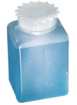 Cole-parmer Graduated Square Hdpe Wide-mouth Bottle, 2000 Ml UX-06019-82. Fixed Price $20.00.