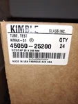 Pyrex By Kimble Kimax Test Tube 25X200 45050-25200 Case Of 24. Fixed Price $50.00.