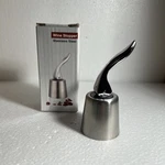 Premium Stainless Steel Wine Bottle Stopper Vacuum-seal Reusable Airtight Cap. Fixed Price $7.49.