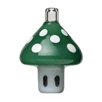 Human Grade Carb Cap Shroom Green Thick Boro Glass 4 Bong Hookah Water Pipe 2. Fixed Price $16.99.