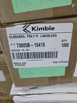 1000 Kimble Chase 73805B-15415 Caps Linerless Polypropylene Screw Thread. Fixed Price $79.95.