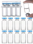 10-PACK Glass Vials 20ML Self-healing Injection Port, Sterile. Fixed Price $17.44.