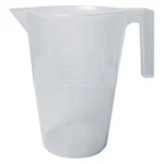 Pitcher, Polypropylene, Tall Form With Handle, 3 / 0.7 Gal Capacity, Not. Fixed Price $22.29.