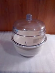 Bel-art White Pp Bottom Vacuum Desiccator 19CM Plate, 7-3/4" Id, 9-1/16" Od. Fixed Price $24.95.