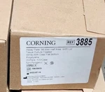 Corning 3885, 96 Half Area Well Flat Clear Bottom White Tc-treated Microplates. Fixed Price $325.00.