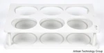 Gilson 6-SLOT Polypropylene Tray For FC-204. Fixed Price $95.00.