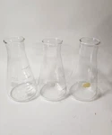 Pyrex Three 500ML Flasks 5100 With Stopper NO.10 - Durable And Precise. Fixed Price $13.68.