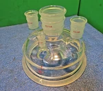 Ace Glass Neck Reaction Vessel Cover, Flat Flange 45/50, 24/40, 10/30 150MM. Fixed Price $330.00.