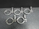 Lot Of 5 1"-1 1/2" Tri-clover Pin Ss Sanitary Clamp W/ Torque-rite TR-30. Fixed Price $79.99.
