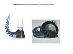 14MM Glass Bowl Handle Twisted Cane X Screen Thick Northstar Martini Slide. Fixed Price $18.00.