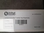 United Scientific Supplies BTDR-3, Bottle Top Dispenser...brand New. Fixed Price $125.00.