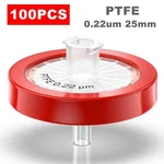 100PCS Lab Ptfe Syringe Filter 25MM / 0.22 Um Non-sterile, Hplc, Hydrophobic. Fixed Price $36.79.