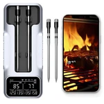 Dual-probe Wireless Meat Thermometer For Grilling, Smoking, Bbq Bluetooth E.... Fixed Price $53.69.