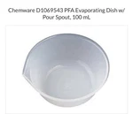 Labpure Pfa Evaporating Dish 100ML D1069543 Biological Chemical Laboratory. Fixed Price $53.00.