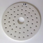 Coorstek Glazed Porcelain 140MM 5 1/2'' Plate For Small Dessicator. Fixed Price $19.00.