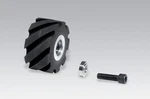 Dynabrade 11650 Contact Wheel Ass'y 2" Dia. X 1" 5/8" I.d. Standard Face. Fixed Price $136.80.