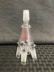Kontes Bantam-ware Glass Cow Type Distillation Receiver 14/20 Inner 544000-1420B. Fixed Price $43.49.