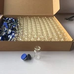 Labzhang 100PCS Vials-glass Clear Bottom Headspace 10ML, Transparent. Fixed Price $36.71.
