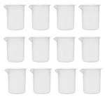 Eisco Labs 250ML Polypropylene Plastic Beakers, Raised Graduations - 12 Pack. Fixed Price $24.49.