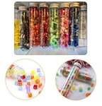 Pack 115 Ml Clear Plastic Test Tubes W/screw Caps Wedding, Bath Salts, Party. Fixed Price $10.99.