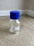Schott Genuine 50ML Duran Glass Clear Reagent Bottle GL32 Blue Screw Cap O-ring. Fixed Price $8.11.
