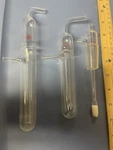 Three Glass Vacuum Cold Trap Bubbler, Lab / Sublimation. Fixed Price $45.00.