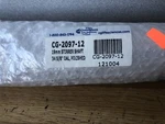Chemglass CG-2097-12, 19MM Stirrer Shaft 34 5/8 Oal, Polished. Fixed Price $520.00.