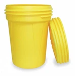 Eagle Mfg Open Head Salvage Drum, Polyethylene, 30 Gal, Unlined, Yellow 1600SL. Fixed Price $96.12.