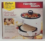 Hamilton Beach Flatbread Meal Maker 80200. Fixed Price $29.99.