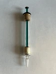 Vintage Antique Glass Medical Syringe String Wrapped Plunger Green Blown. Fixed Price $44.99.