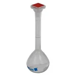 2 Pack Of Brandtech Vitlab 10 Ml Volumetric Flasks, Class B, With Stopper 677941. Fixed Price $17.99.