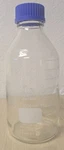 Duran 1000ML 1L Glass Square Graduated Media Bottle W/ GL-45 Screw Cap 218205459. Fixed Price $25.00.