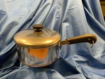 Vtg Revere Ware 1801 2 Qt Copper Bottom Stainless Saucepan Lid Rome Ny Usa Read. Fixed Price $9.79.