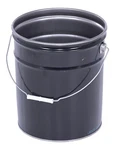 Vestil Pail-stl-ri Steel Open Head With Handle 5 Gallon Capacity Black Pack. Fixed Price $45.63.