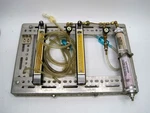 Alltech Associates Gas Purifier 100 Psig W/2 -matheson Rotameter FM-1050 & Rack. Fixed Price $299.95.