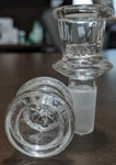 14MM Glass Snowflake Screen Slide Bowl Male For Water Pipe Bong (1 - One). Fixed Price $15.77.
