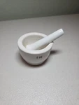 Coors 520-0 D10 Pestle & Mortar Porcelain Heavy Small White Apothecary Lab 2.5IN. Fixed Price $17.50.