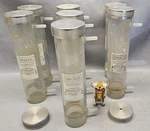 Empty Drierite Gas Purifier Tube Units Anhydrous CASO4 Lot Of 7. Fixed Price $75.25.