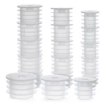 Juvale Medicine Bottle Adapter For Syringe - 45 Pack, 17/21/24 Mm, Clear. Fixed Price $14.64.